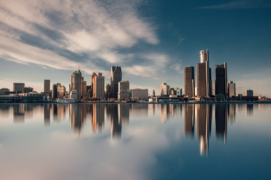 Detroit Skyline Photo