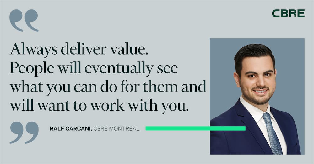 Always deliver value. People will eventually see what you can do for them and will want to work with you. - Ralf Carcani