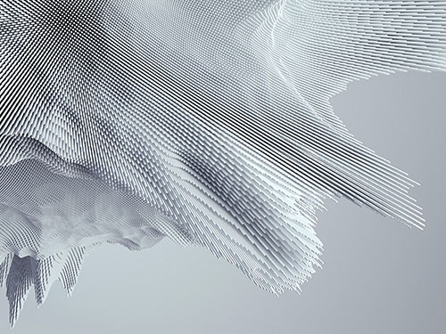 White splash with grey background
