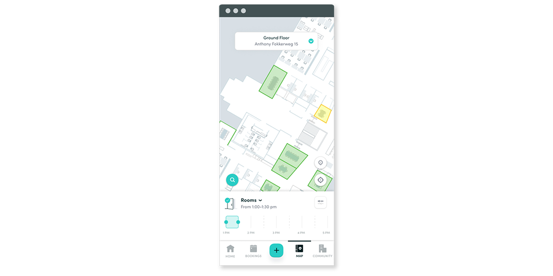 CBRE Host Digital office map