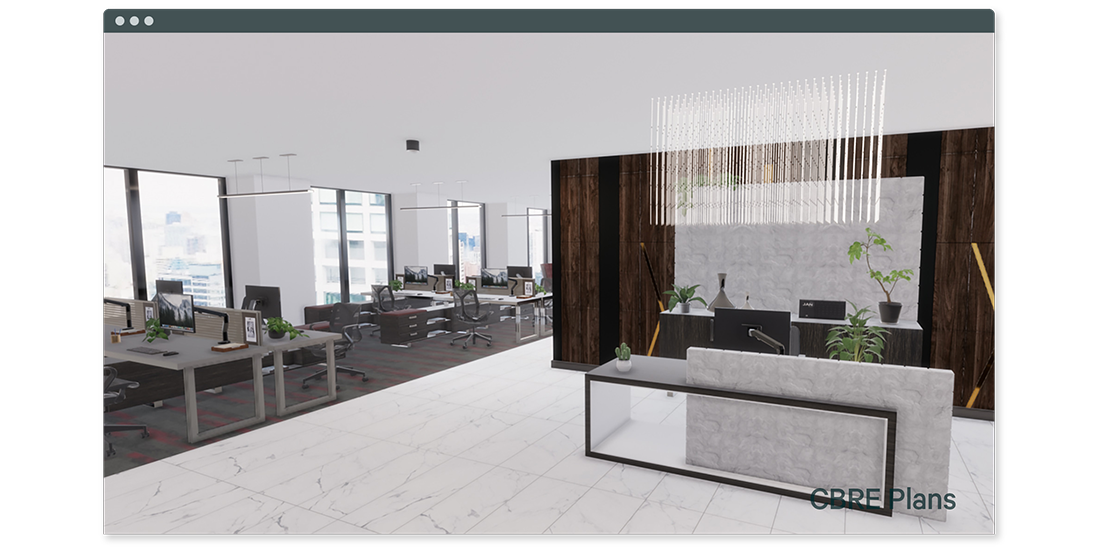 CBRE Plans open office