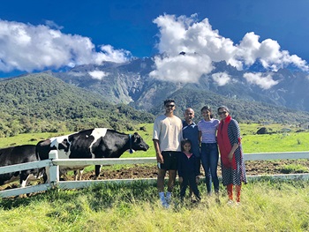 Sophia and her family