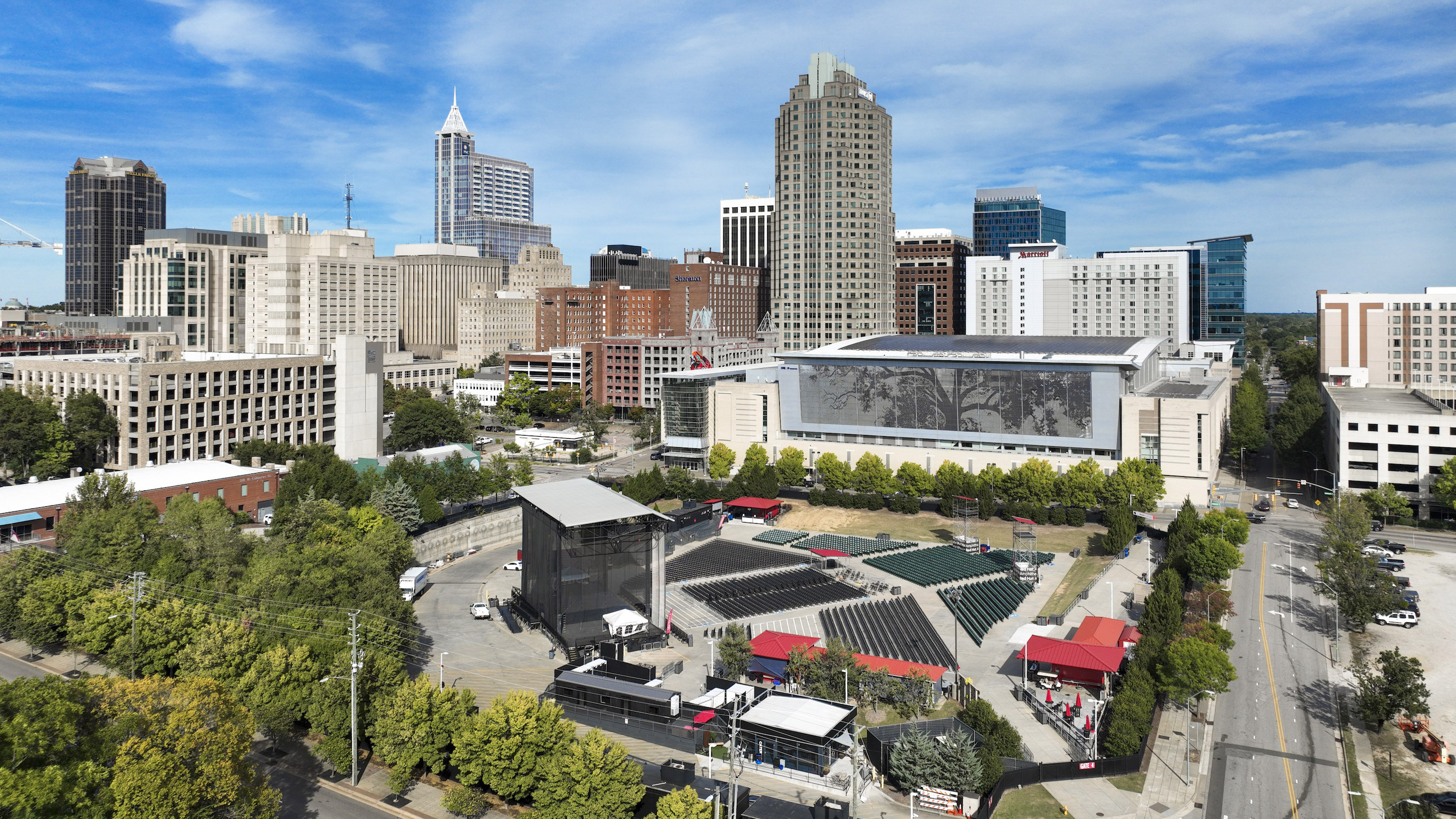 Downtown Raleigh Aerial