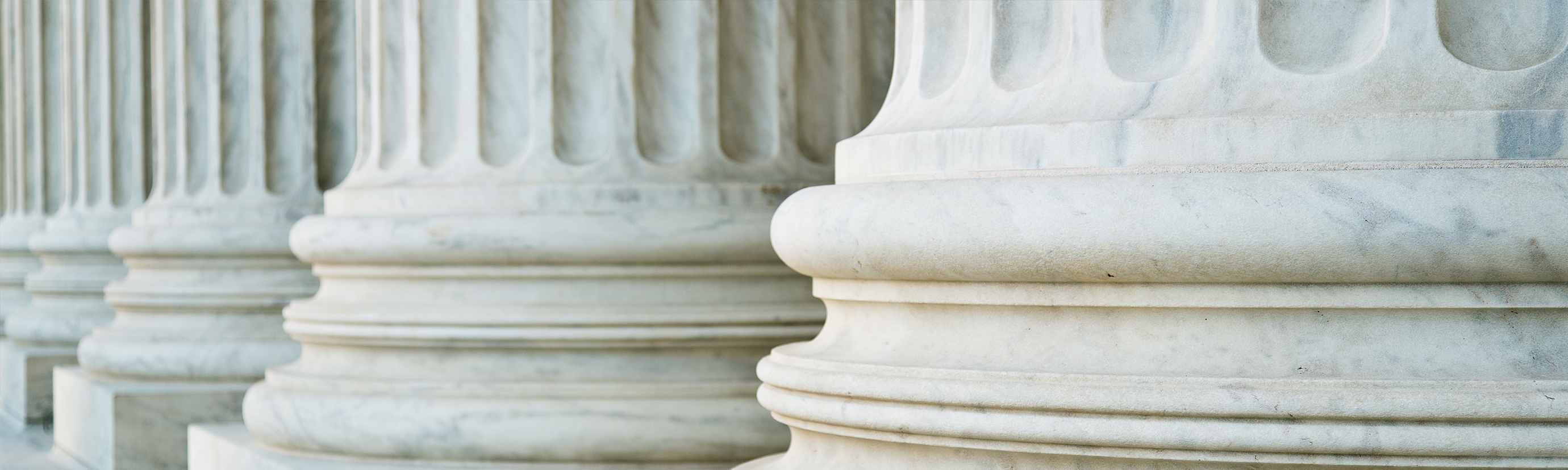 columns in front of a government building
