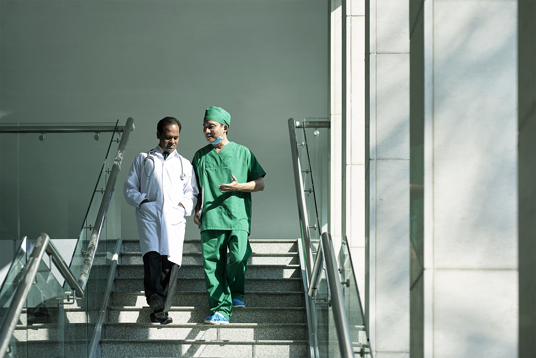 health-care-staff-staircase