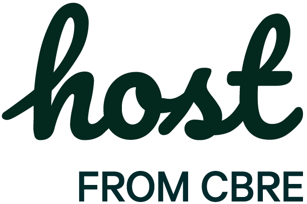 Host from CBRE logo