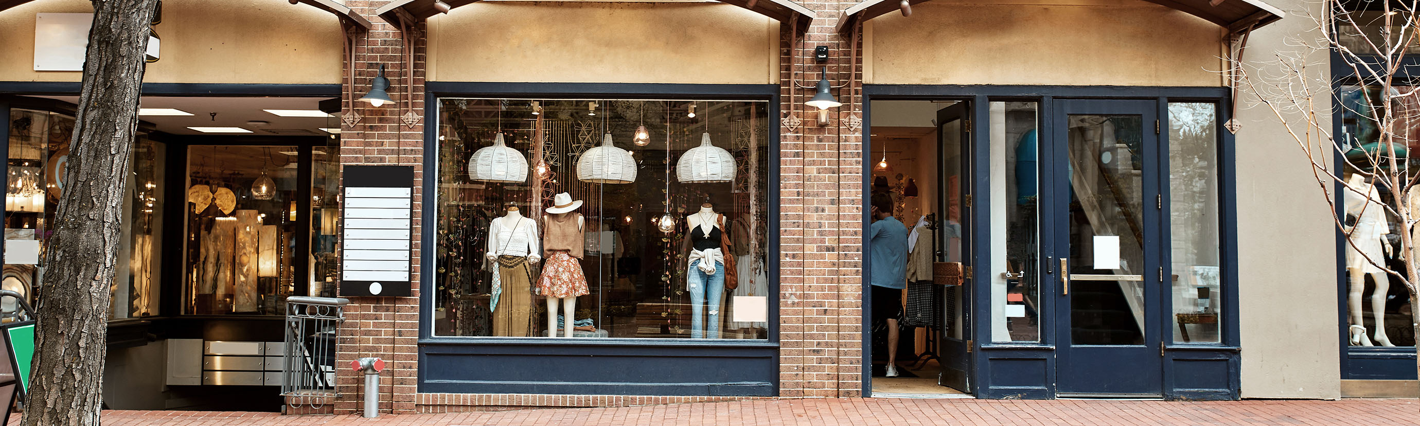 retail store fronts