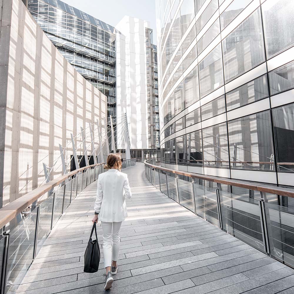 office courtyard