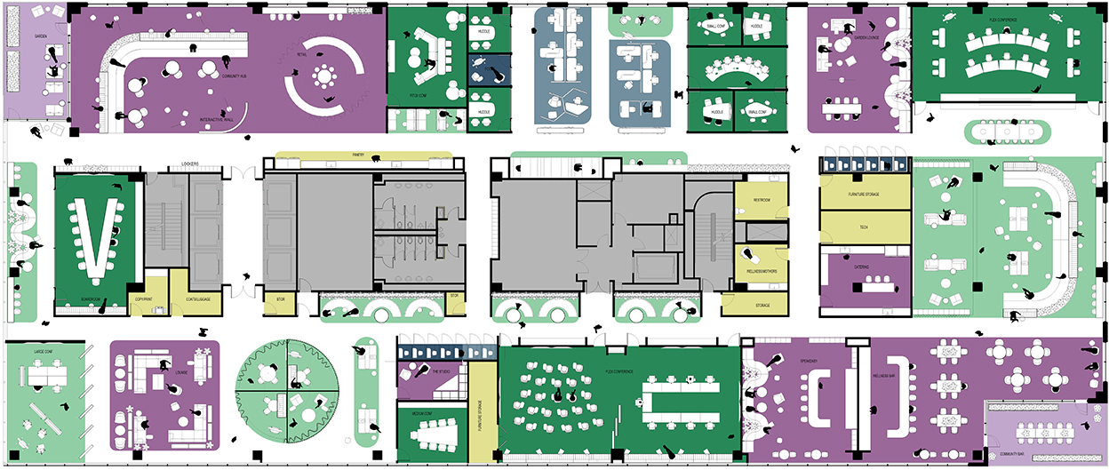 global-fit-out-cost-guide-2023-2024-Figure-4-Event-Space-Floor-Layout