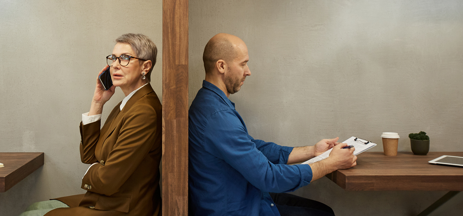 Image of people working