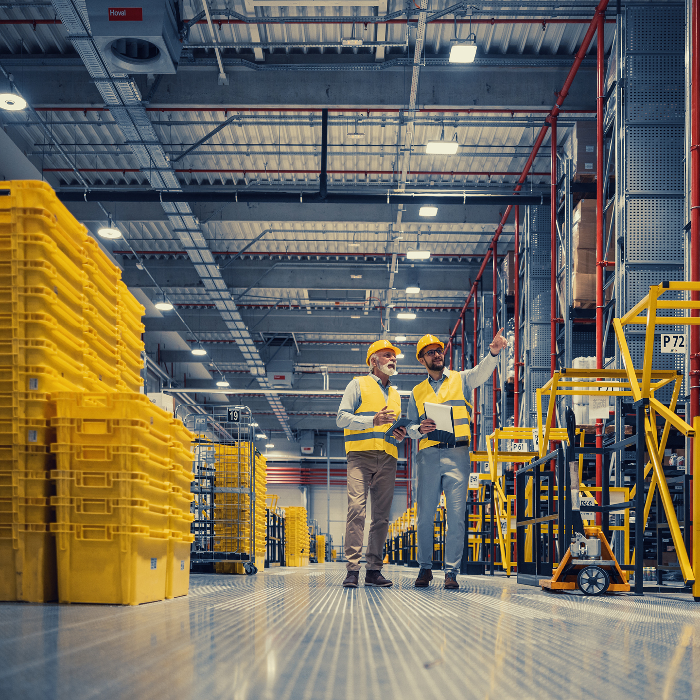 storage warehouse workers