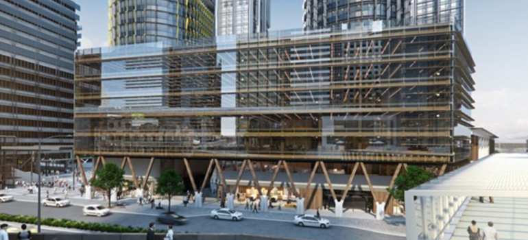 Image of office building construction