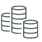 Icon of coin stacks