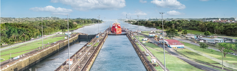 Image of a sea port