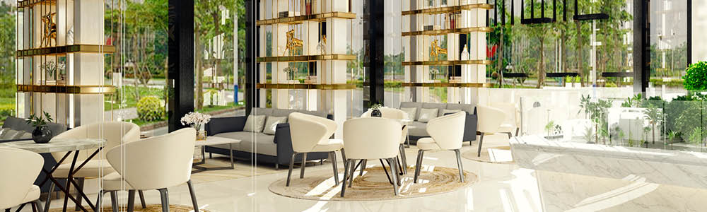 Image of a hotel lobby