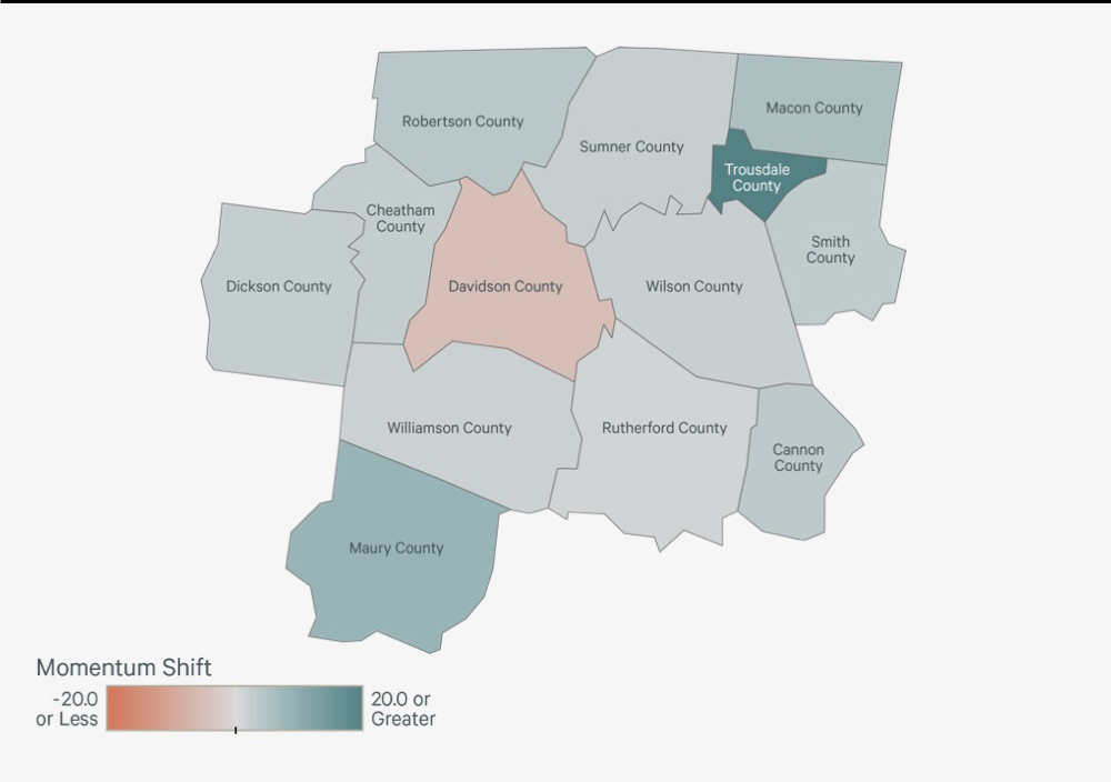 Image of Nashville counties