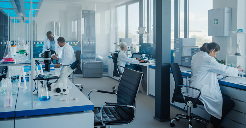 Image of scientists in a laboratory