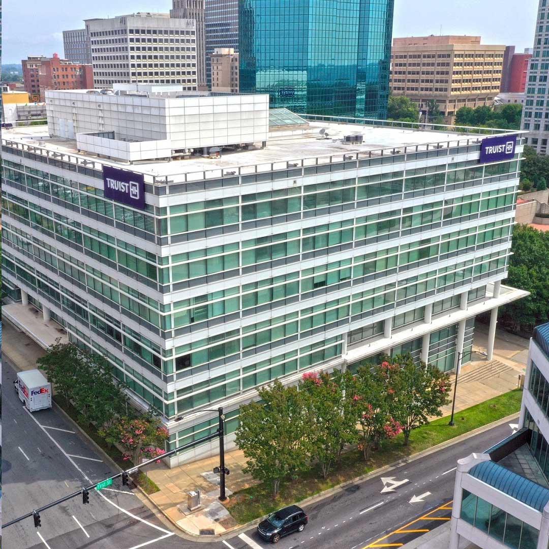 The seven-story Park Building is a 224,900 sq. ft. Class A office building.