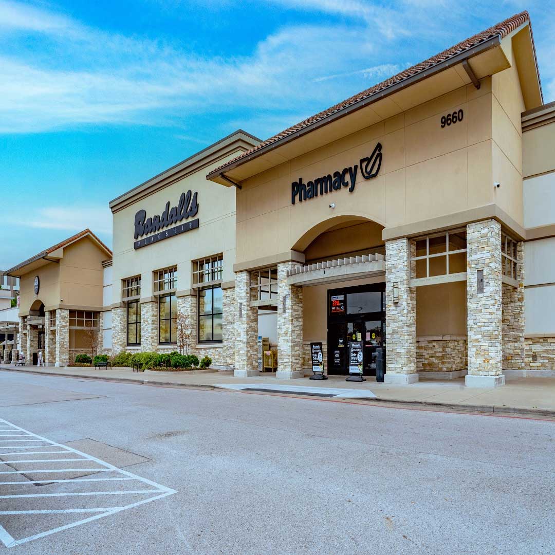 Exterior of the retail center