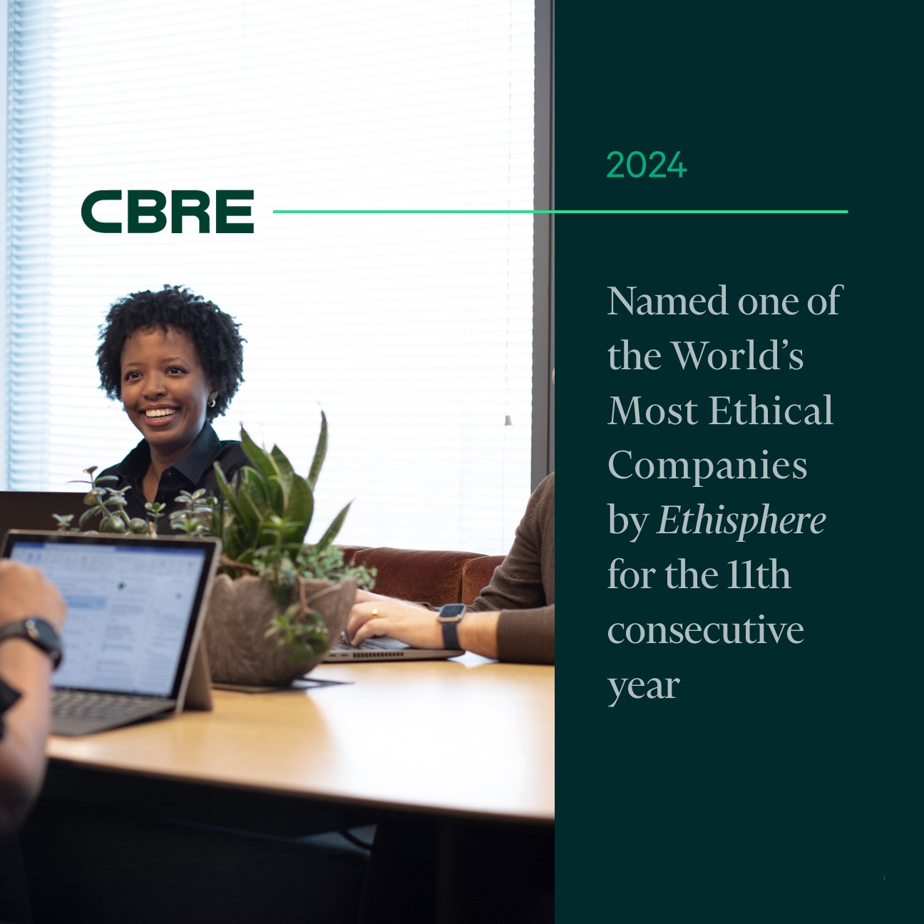 CBRE named one of the World's Most Ethical Companies by Ethisphere