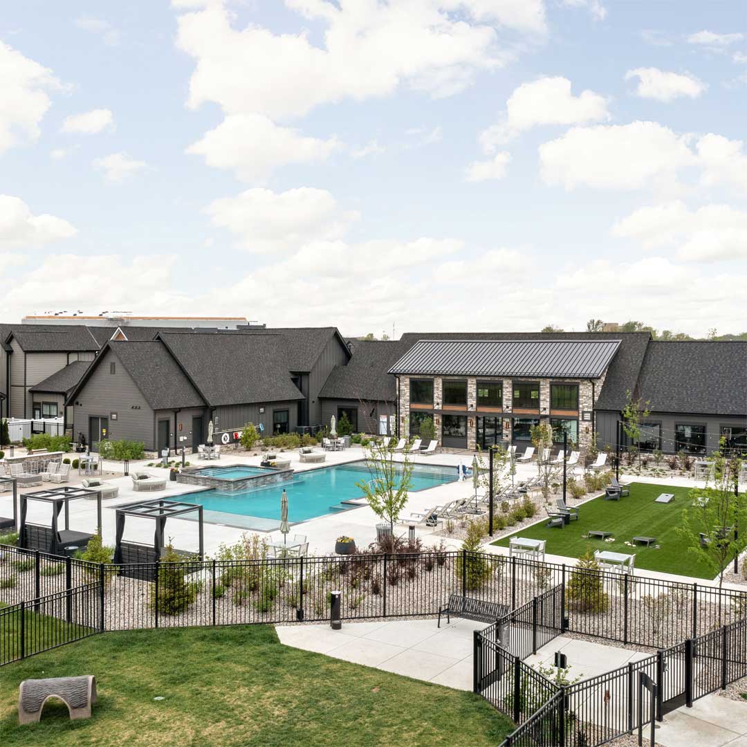 Slate at Fishers District, a 242-unit build-to-rent multifamily property in Fishers