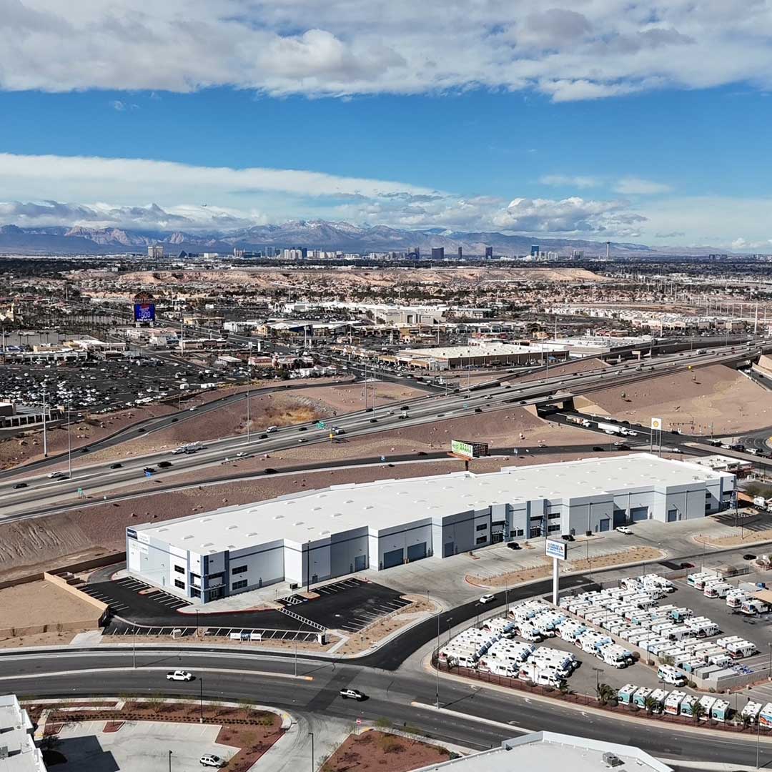 Aerial Shot of Logistics Center