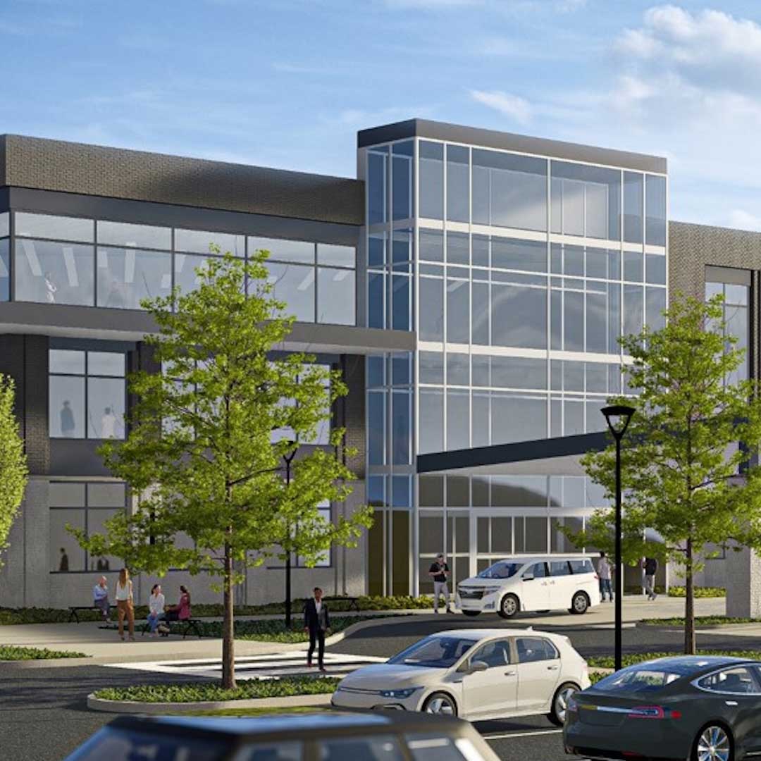 A rendering of Chillicothe Medical and Surgical Center, a 75,000-square-foot medical office development in Chillicothe