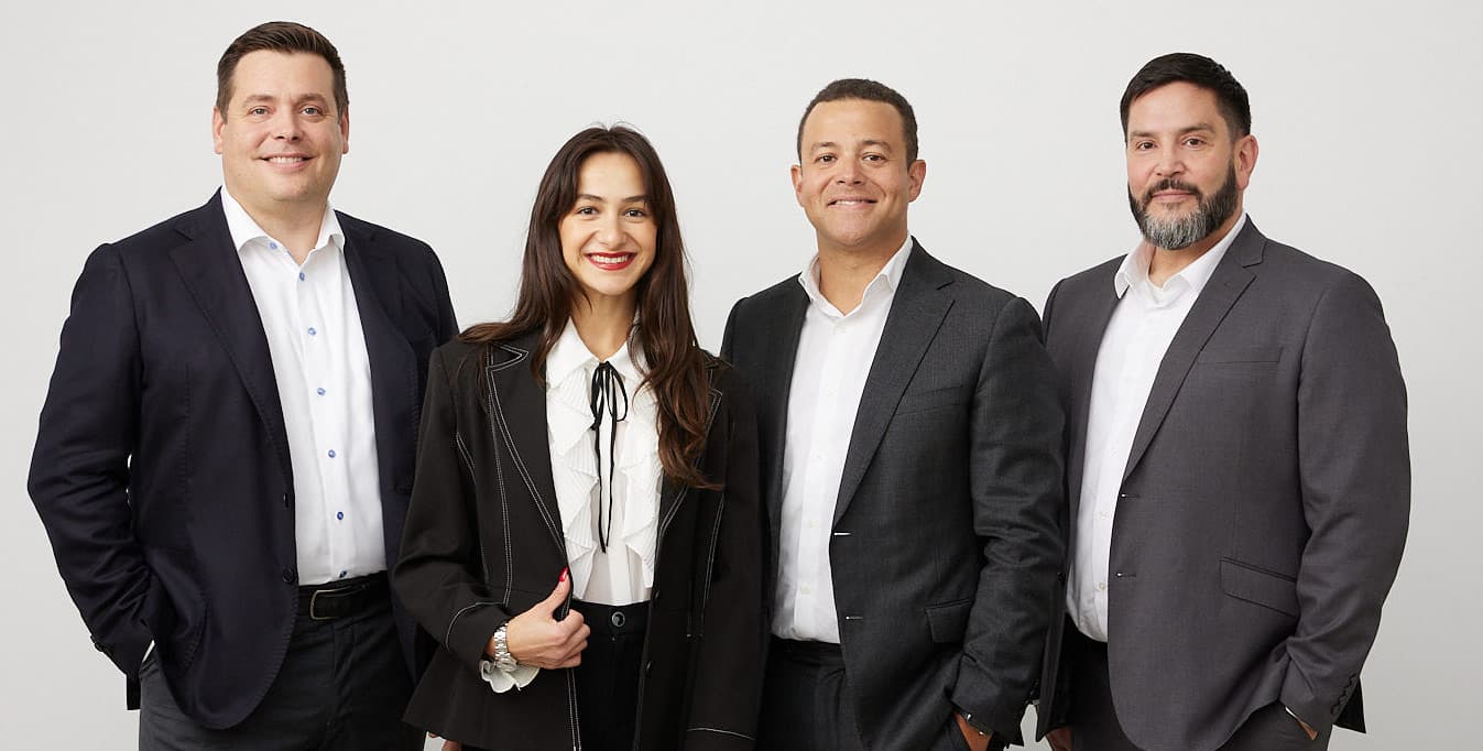 Montreal Tenant Representation Team consisting of David Cervantes, Liam Mayes, Juan-Alonso Papathanassiou and Yagmur Eminoglu