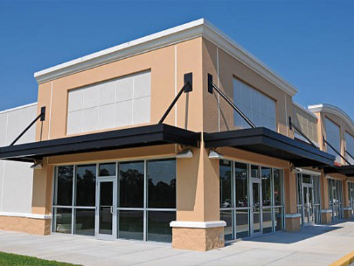 shell retail building